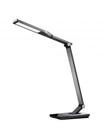 Tatuer Stylish Metal LED Desk Lamp, Office Light with USB Charging Port, 5 Color Modes, 6 Brightness Levels, Touch Contr