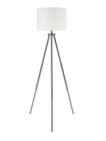 Tatuer L204141 Susette Floor Lamp, Brushed Silver Finish