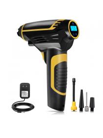 Automatic Cordless Air Compressor,Tatuer 2 IN1 Portable Hand Held Tire Inflator with Tire Pressur...